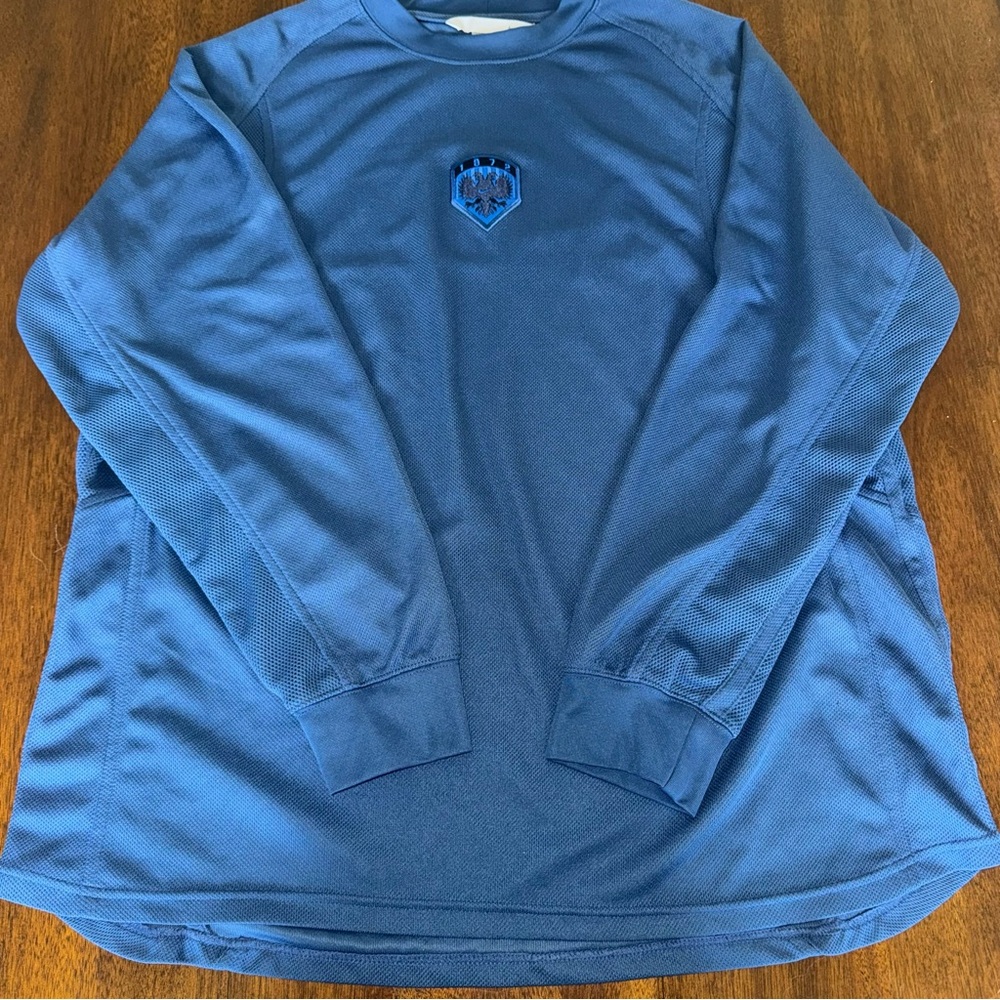 Nike Vintage Double Headed Eagle 1972 Jersey Shirt Long Sleeve Crew Neck XL